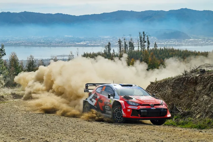 Oliver Solberg, Elliott Edmondson, Toyota Gazoo Racing WRT Toyota GR Yaris Rally1