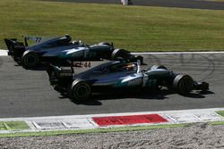 Lewis Hamilton, Mercedes AMG F1 W08 y Valtteri Bottas, Mercedes AMG F1 W08