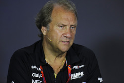 Bob Fernley, Deputy Team Principal, Force India, in the Team Principals' Press Conference