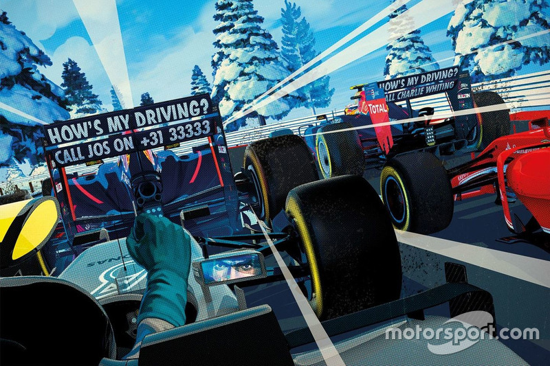 Рождественская открытка Red Bull Racing