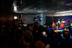 The FIA Press Conference (From back row (L to R)): Esteban Gutierrez, Haas F1 Team; Jenson Button, M