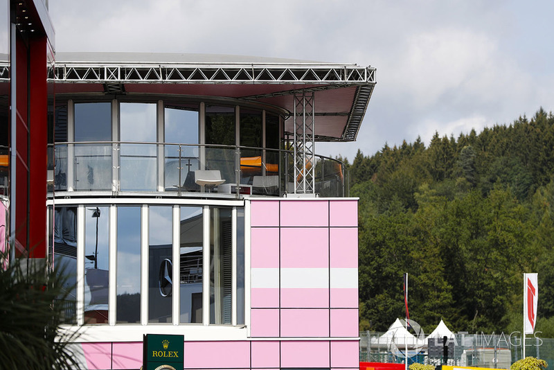 L'hospitalité Force India dans le paddock