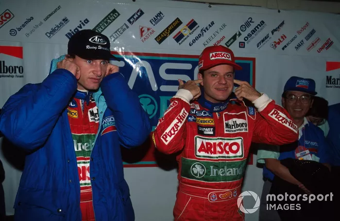 Eddie Irvine e Rubens Barrichello, Jordan