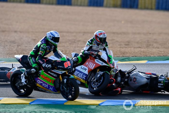 Caída de Xavier Simeon, LCR E-Team