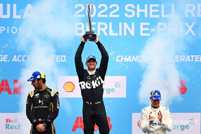 Podio: ganador Edoardo Mortara, Venturi Racing