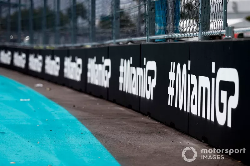 Miami GP track signage