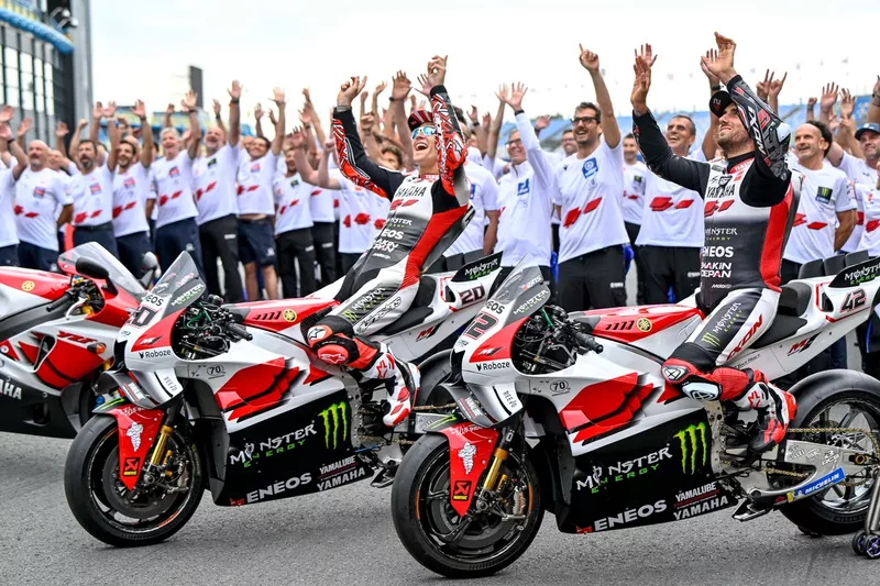 ヤマハ、MotoGPオランダGPで創立70周年記念の特別カラーリング実施