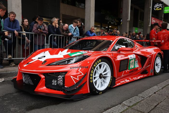 #13 AWA Racing Corvette Z06 LMGT3.R: Orey Fidani, Lars Kern, Matthew Bell