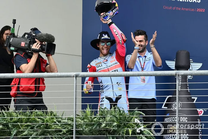 Podio: ganador Enea Bastianini, Gresini Racing 