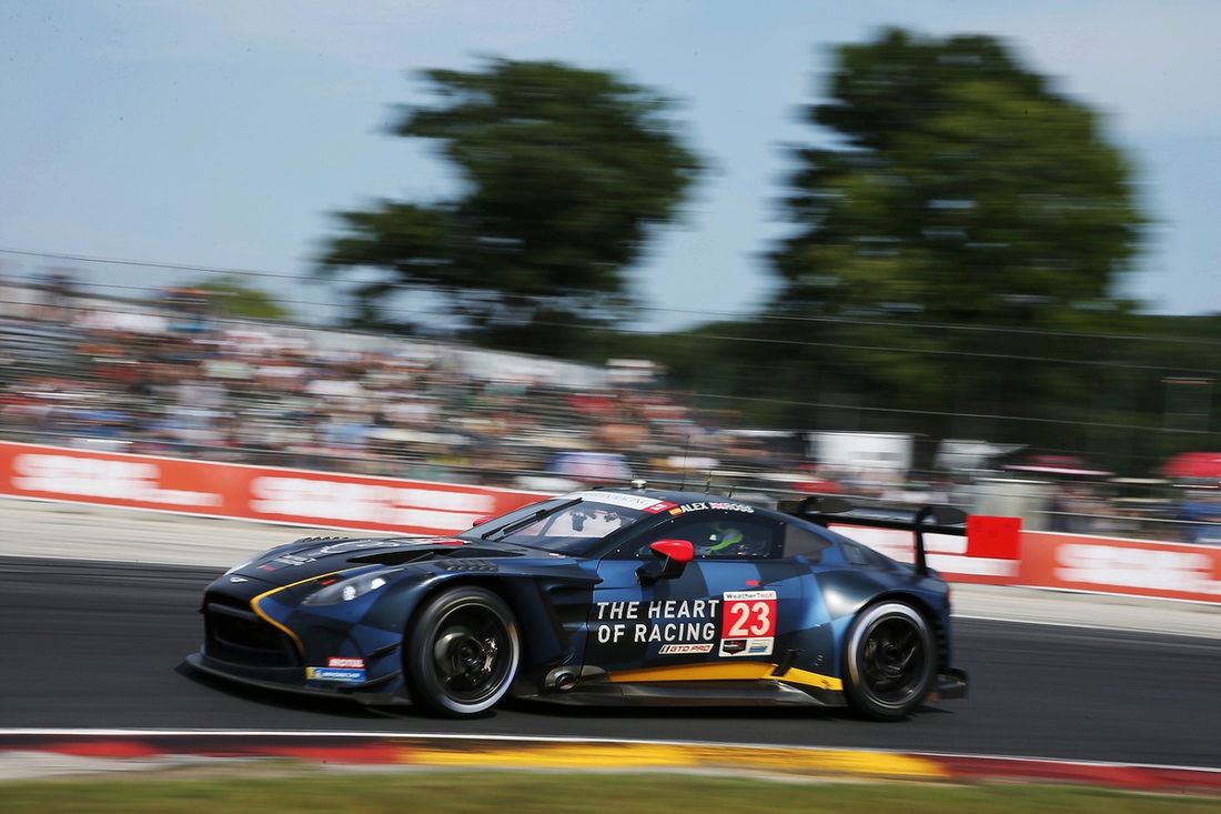 #23 Heart of Racing Team Aston Martin Vantage GT3 Evo: Ross Gunn, Alex Riberas