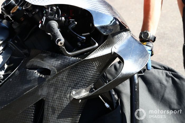 La moto del Yamaha Factory Racing