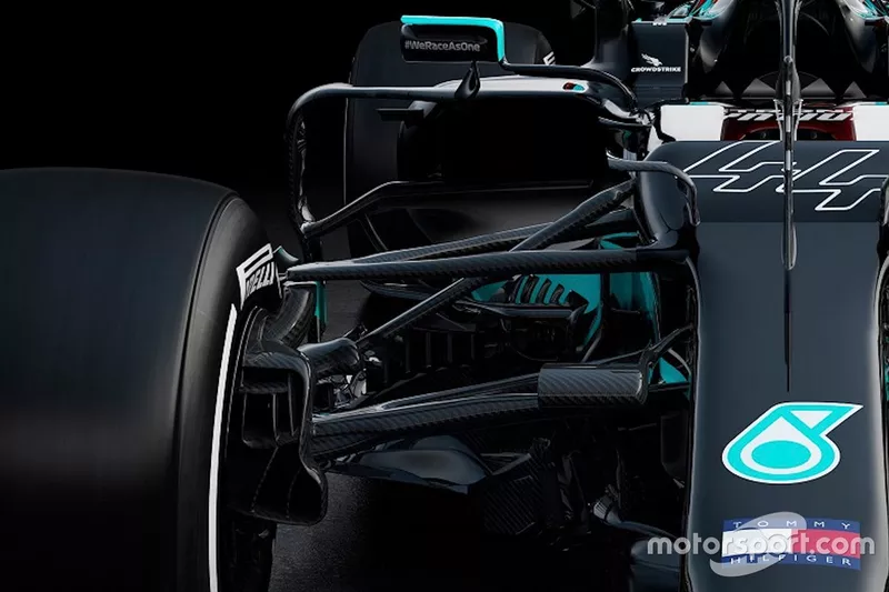 Suspension avant de la Mercedes AMG F1 W12