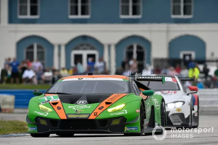 #11 GRT Grasser Racing Team Lamborghini Huracan GT3, GTD: Mirko Bortolotti, Rik Breukers, Rolf Ineichen