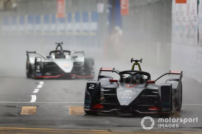 Sam Bird, Envision Virgin Racing, Audi e-tron FE05 Oliver Rowland, Nissan e.Dams, Nissan IMO1 