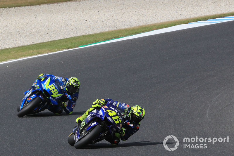 Valentino Rossi, Yamaha Factory Racing, Andrea Iannone, Team Suzuki MotoGP