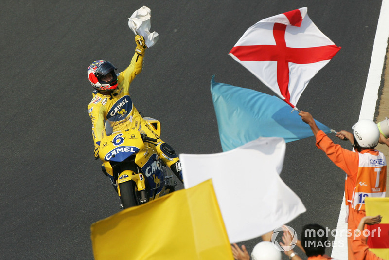 Race winner Makoto Tamada, Honda