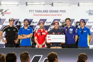 Aleix Espargaro, Aprilia Racing Team Gresini, Andrea Iannone, Team Suzuki MotoGP, Andrea Dovizioso, Ducati Team, Marc Marquez, Repsol Honda Team, Valentino Rossi, Yamaha Factory Racing, Alex Rins, Team Suzuki MotoGP