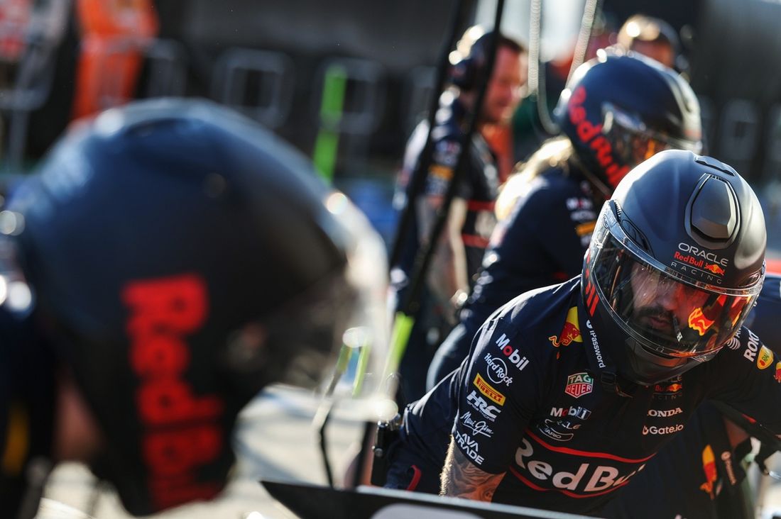 Pit stop Red Bull Racing