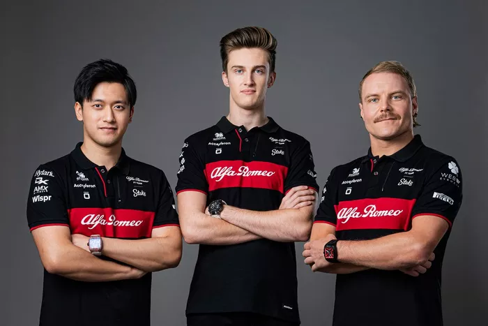 Zhou Guanyu, Theo Pourchaire, Valtteri Bottas, Alfa Romeo