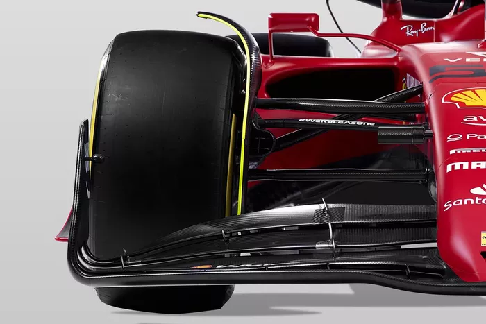Detalle del Ferrari F1-75