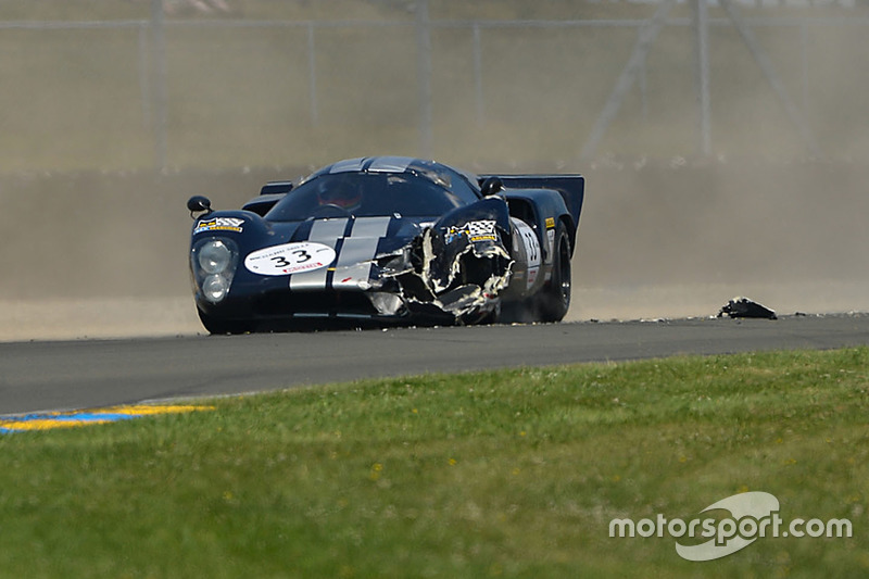 Carlos Tavares, LOLA T70 Mk III B 1969 con problemas