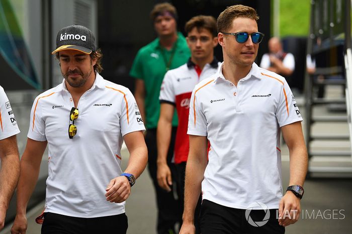 Fernando Alonso, McLaren y Stoffel Vandoorne, McLaren