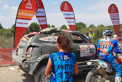 #302 X-Raid Team Mini: Nani Roma, Alex Haro accidentados tercera etapa