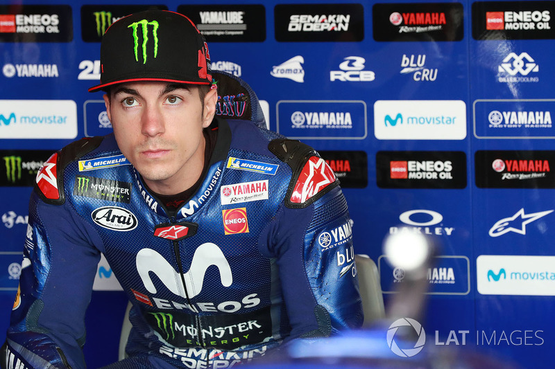 Maverick Viñales: “Na verdade, não. Não estou feliz com o terceiro lugar. É sempre o mesmo problema, na eletrônica na saída das curvas.”