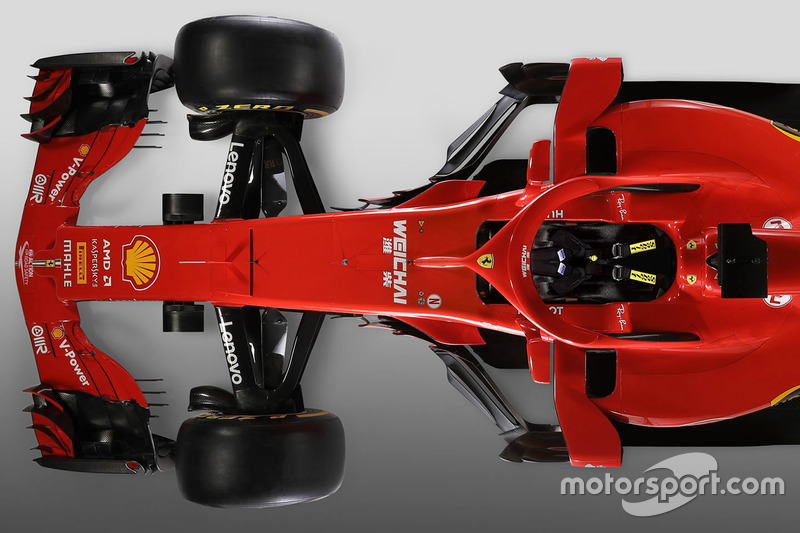 Ferrari SF71H, dettaglio anteriore