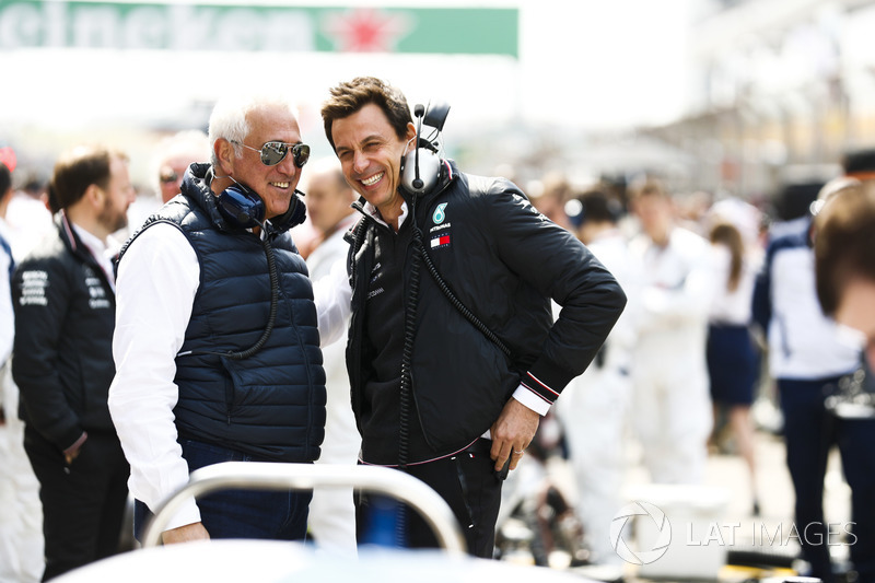 Lawrence Stroll et Toto Wolff