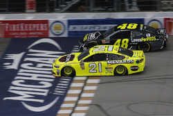Paul Menard, Wood Brothers Racing, Ford Fusion Menards / Jack Links Jimmie Johnson, Hendrick Motorsports, Chevrolet Camaro Lowe's for Pros