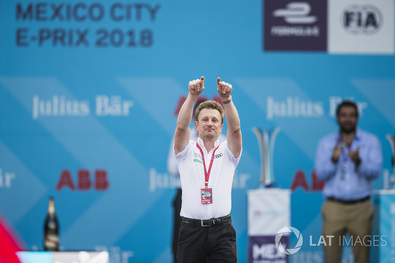 Allan McNish, Audi Sport Abt Schaeffler, celebran