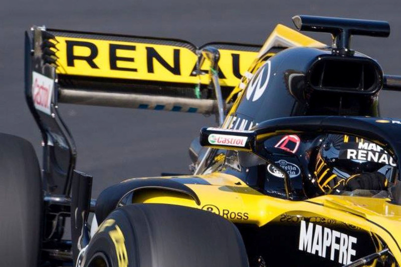 Renault Sport F1 Team RS18 rear wing detail