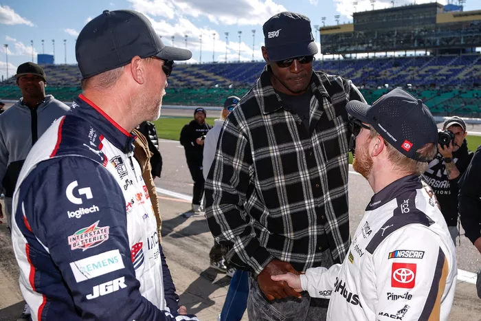 Tyler Reddick, 23XI Racing, Denny Hamlin, Michael Jordan