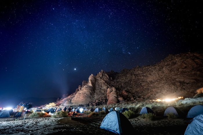 Бивак ночью