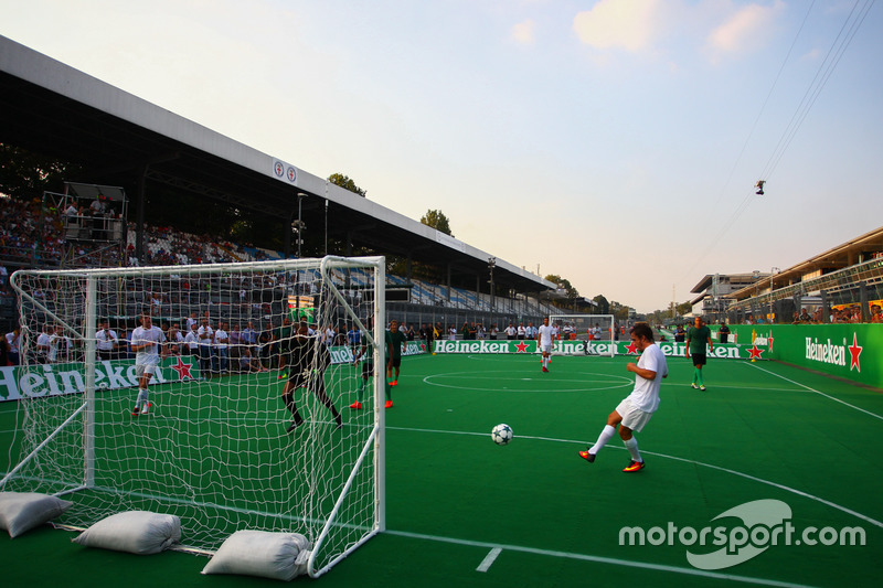 The charity 5-a-side football match