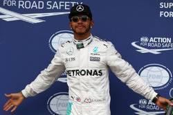 Polesitter Lewis Hamilton, Mercedes AMG F1 Team
