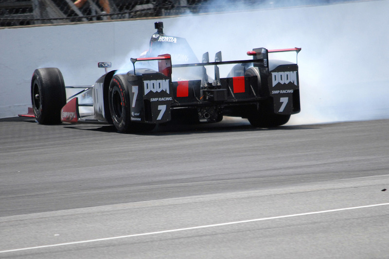 Mikhail Aleshin, Schmidt Peterson Motorsports Honda crash