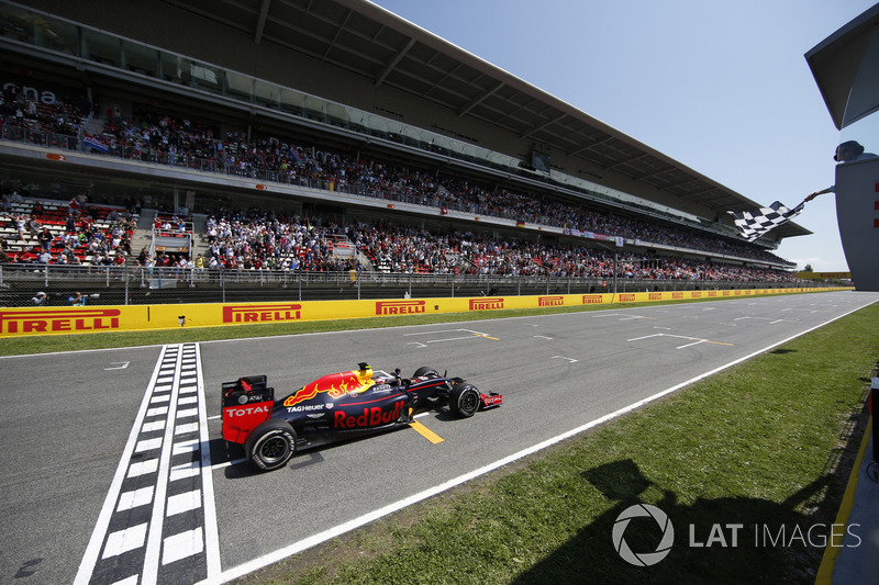 Max Verstappen wins on his Red Bull F1 debut at the 2016 Spanish GP