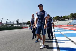 Lance Stroll, Williams, marche sur la piste