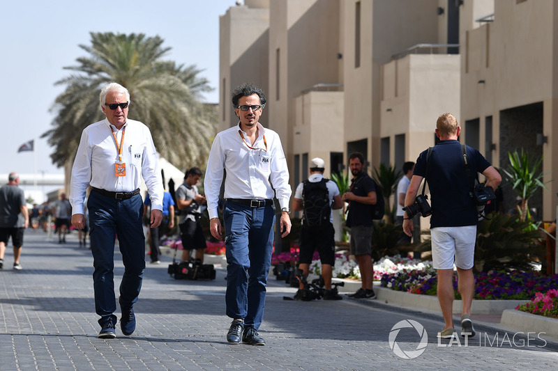 Charlie Whiting, FIA Delegate and Laurent Mekies, FIA Safety Director