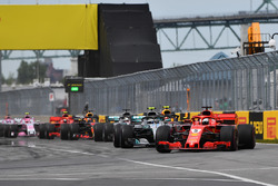 Sebastian Vettel, Ferrari SF71H líder al inicio