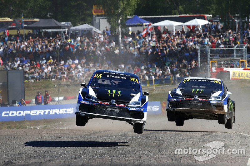 Petter Solberg, PSRX Volkswagen Sweden VW Polo Gti, Johan Kristoffersson, Volkswagen Team Sweden