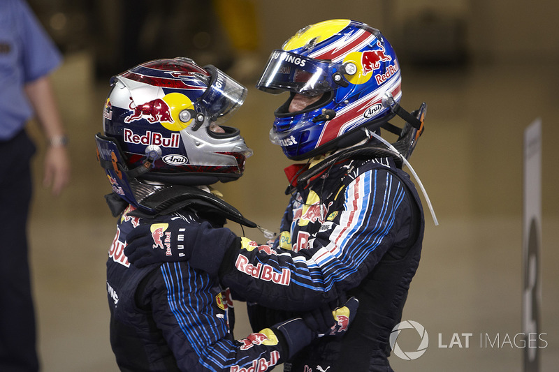 1. Sebastian Vettel, Red Bull; 2. Mark Webber, Red Bull