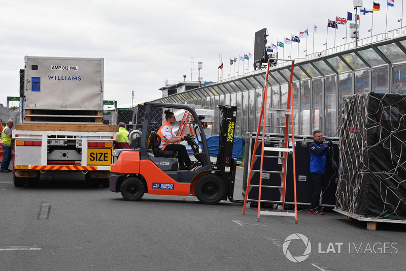 Freight on the main straight