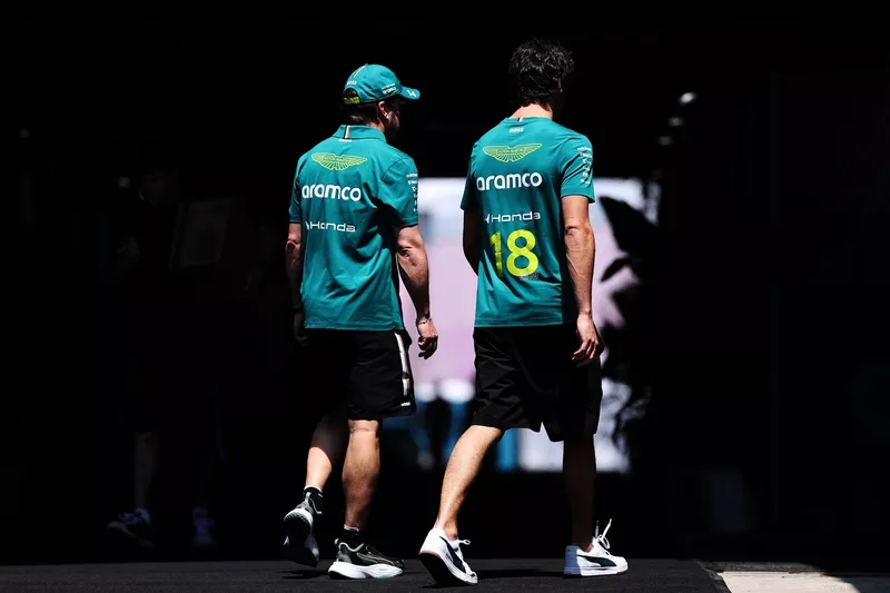 Lance Stroll, Aston Martin Racing, Fernando Alonso, Aston Martin Racing