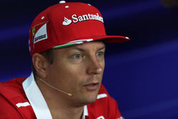 Kimi Raikkonen, Ferrari in the Press Conference