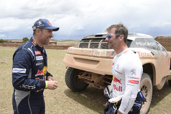 Stéphane Peterhansel, Peugeot Sport; Sébastien Loeb, Peugeot Sport