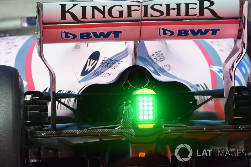 Sahara Force India VJM10 rear detail