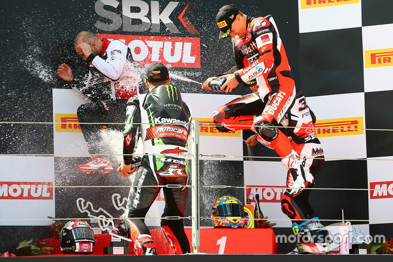 Jonathan Rea, Chaz Davies, Marco Melandri